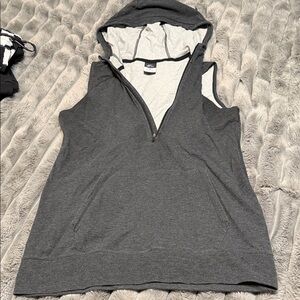 Nike Dark Gray Sleeveless Hoodie